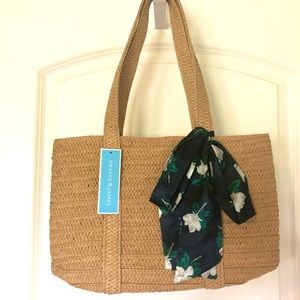 NWT Draper James straw bag
